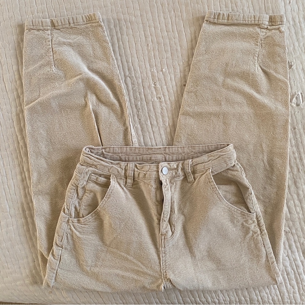 High Waisted Corduroy Pants